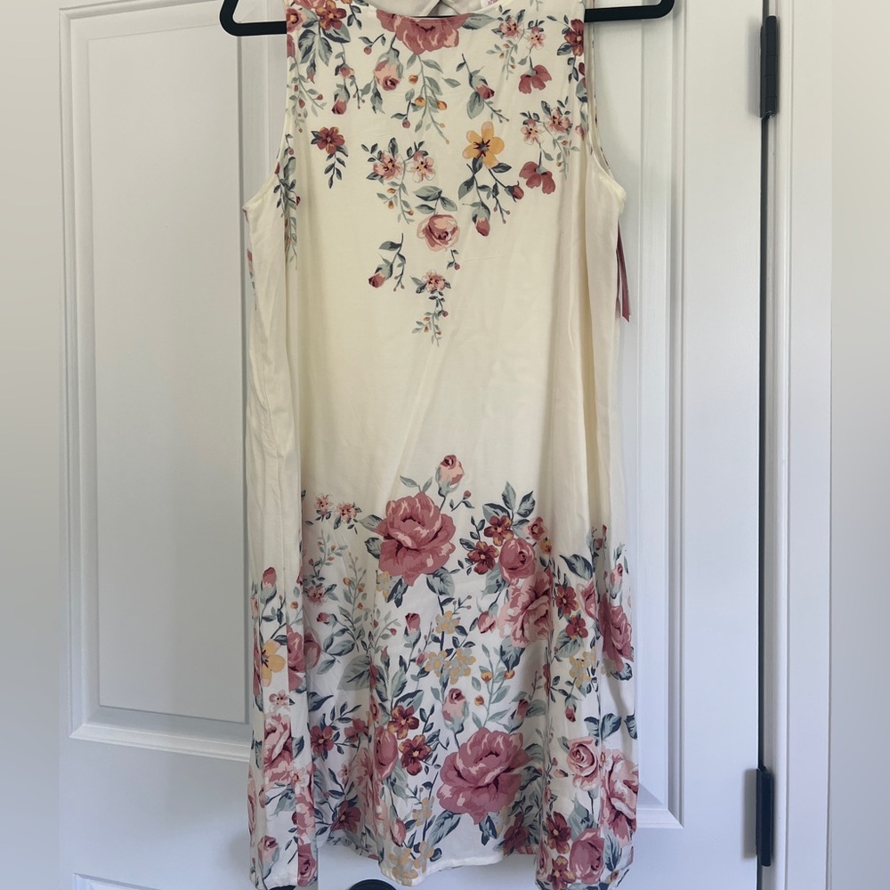 NWT! Xhilaration Cream Sleeveless Sundress